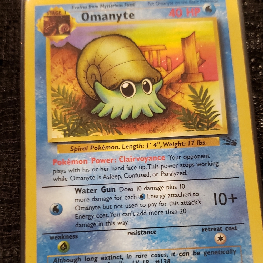 Omanyte stage 1 52/62